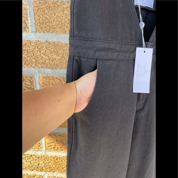 Sage The Label black overalls xs - Picture 8 of 12